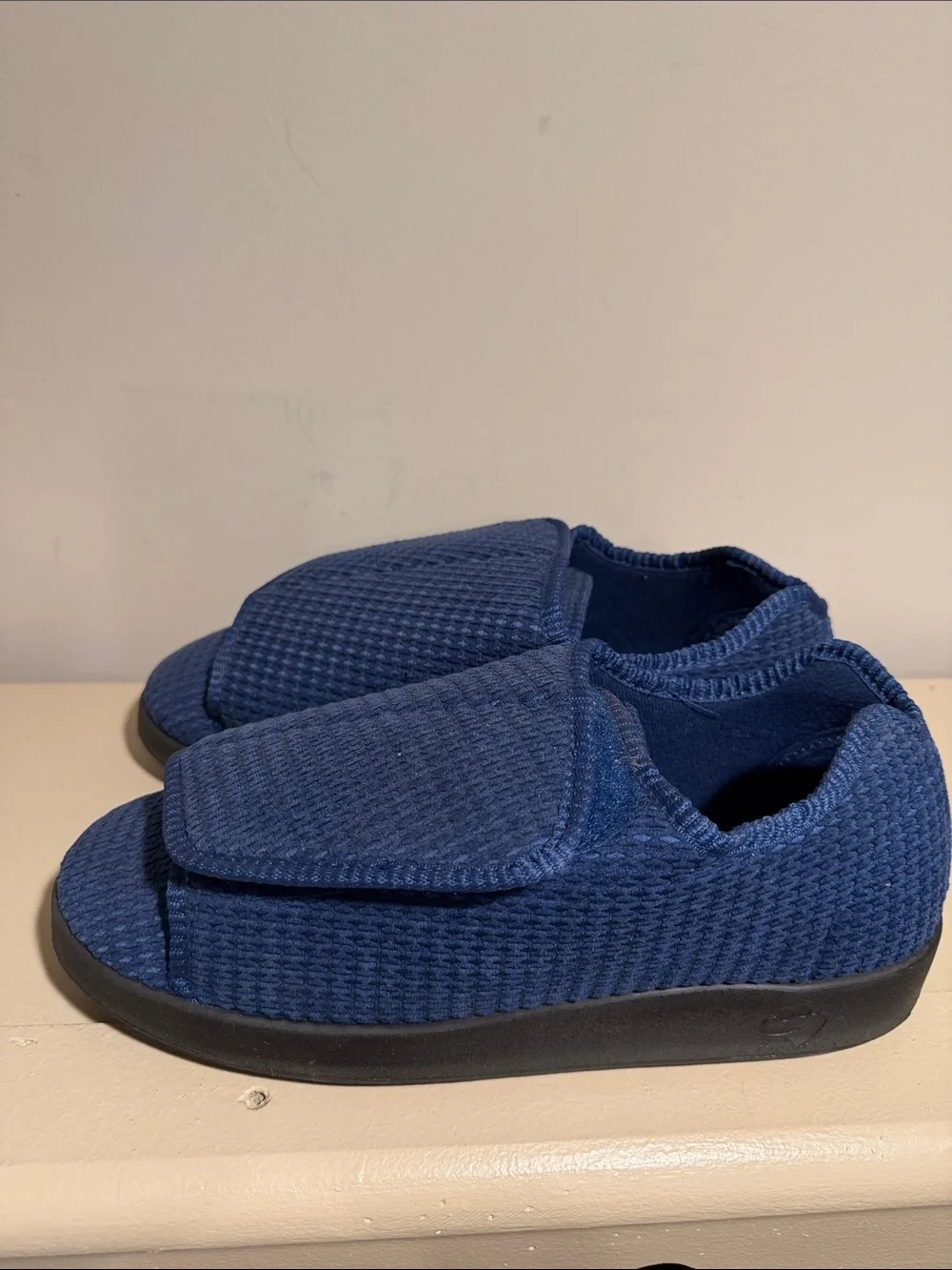 Silverts Men's Navy Slip-On Loafers